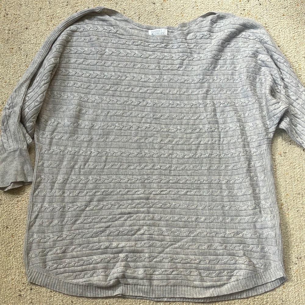 Market and Spruce Reviera Cable Knit Dolman